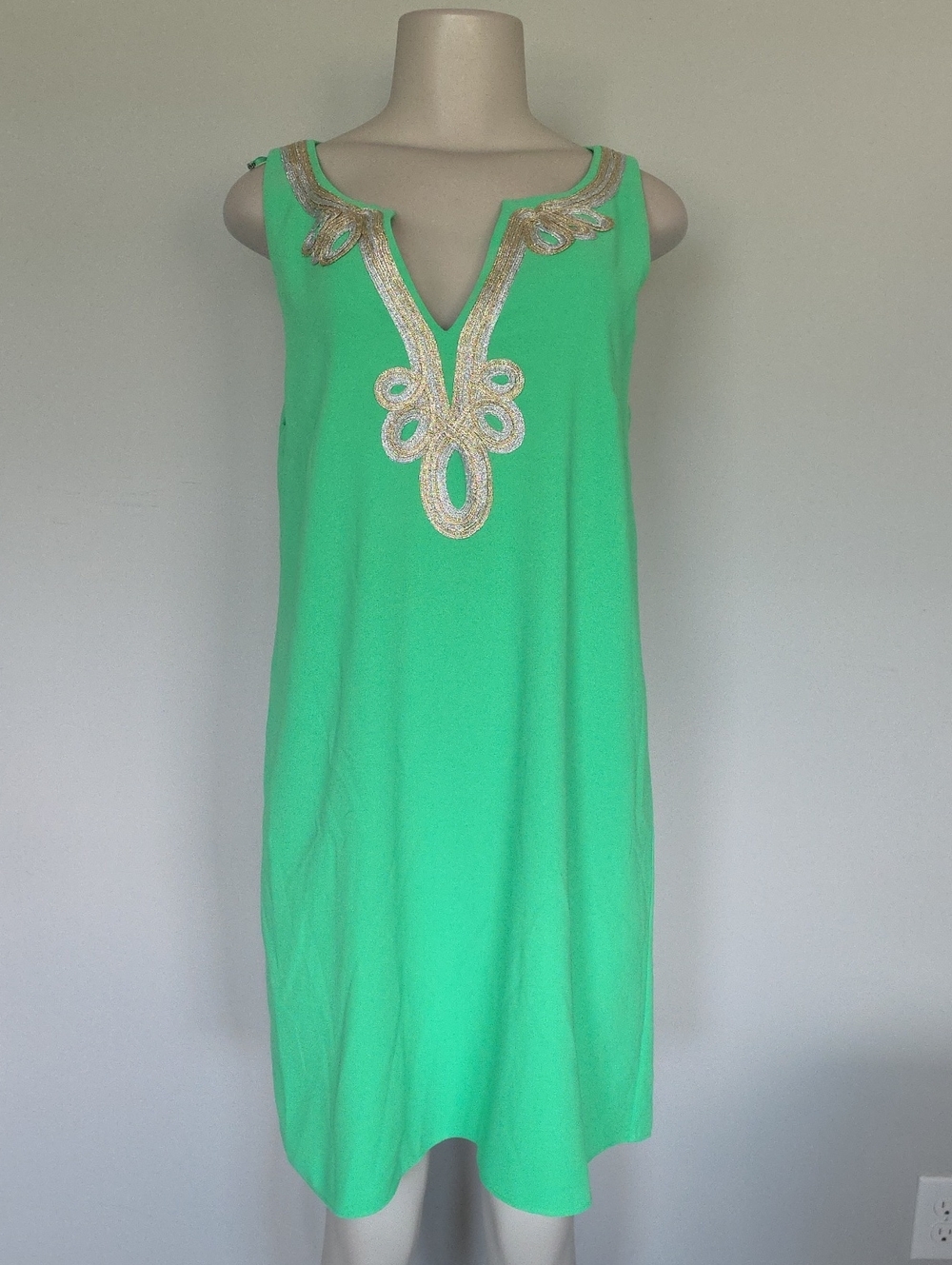 Lilly Pulitzer green sleeveless flowy dress-8